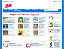 Tablet Screenshot of freelearnenglish.com
